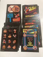Complete 1982 topps donkey Kong complete set 32 Stickers, 4 Scratch Off, Wrapper picture