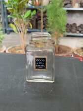 Vintage Old Coco Chanel Eau De Parfum Paris Empty Perfume Bottle Collectible picture