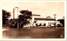 Postcard City Hall Honolulu Hawaii RPPC Unposted picture