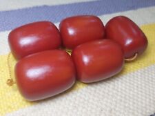 bakelite amber 278 grams 5 piece beads suitable for rosary old bacalite picture