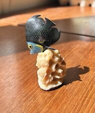 Vintage Panamanian Blueface Angelfish Tagua Nut Carving picture