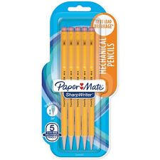 Papermate 30376BPP Sharpwriter Mechanical HB Pencil 0.7 mm Yellow 5/Pack picture