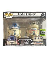 Funko POP R2-D2 & R5-D4 2-Pack Star Wars Celebration 2023 Galactic Convention picture
