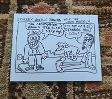 VTG 1986 Sparrky And B.N. Duncan Visit Lowie Museum Dada Gumbo Press Comix picture
