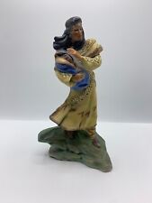 Rare Ceramic Native American Women Protecting Baby Beautiful Hand Painted picture