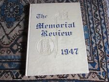 The Memorial Review yearbook 1947 Reitz HS Evansville Indiana catholic picture