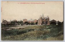 Ohio State Hospital For the Insane Asylum Columbus Postcard Hand Colored 1905-07 picture