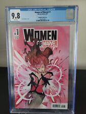WOMEN OF MARVEL #1 CGC 9.8 GRADED MARVEL PEACH MOMOKO SCARLET WITCH VARIANT COV picture