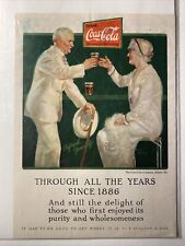 Vintage 1920s COCA-COLA Coke FRED MIZEN Art Decor Print Ad 1926 Golden Years Luv picture