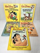Vintage 1983 & 1986 Walt Disney FUN-TO-READ LIBRARY Beginner Reader Books Lot 5 picture