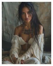 GORGEOUS YOUNG SEXY NATIVE AMERICAN LADY 8X10 FANTASY PHOTO picture