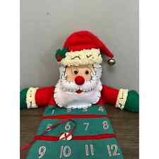 Santa Clause Advent Countdown Wall Calendar with Candy Cane Marker picture