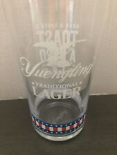 YUENGLING Traditional Lager Toast A Hero TAPS Beer Pint Glass Military Veteran picture