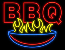 BBQ With Grill Neon Sign 24