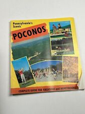 Vintage Travel Brochure Pennsylvania's Scenic Poconos Vacations Honeymoons 1960s picture