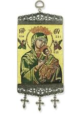 Perpetual Help Virgin Mary with Christ Icon Tapestry Banner, 9