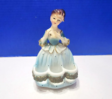 Vintage Chadwick Lipstick Holder Lady Ceramic Figurine picture