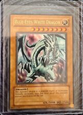 Yu-Gi-Oh Blue Eyes White Dragon HOLY GRAIL in NEAR MINT+ 1st Edition-LOB-001 picture