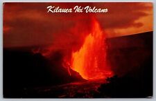 1959 Kilauea Iki Volcano Eruption Near Hilo Hawaii HI Vintage View Postcard A29 picture