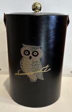 Vintage Couroc Owl Ice Bucket Lid & Handle Mid Century USA Vinyl 11