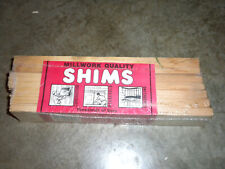 Vintage Millwork Quality Sealed Brand New Nelson 14 Pack Of Wood Shims Cohasset picture