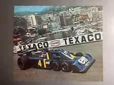 1977 Elf / Tyrrell Project 34 6 Wheel F1 GP Race Car Print Picture Poster - RARE picture