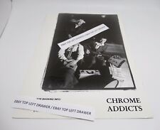 Chrome Addicts Rockabilly Band Promotional 8x10 Photograph Black & White picture