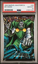 1992 Marvel Masterpieces #26 Dr. Doom PSA 10 picture