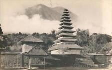 India RPPC Pagoda Building K. Ltd. Real Photo Post Card Vintage picture
