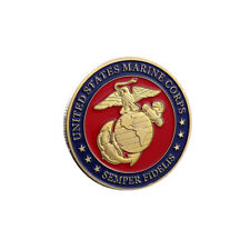 U.S.A Marine Corps Semper Fidelis Challenge Coin Militaria Commemorative Gift picture
