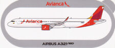 Official Airbus Industrie Avianca Colombia A321neo in New Color Sticker picture