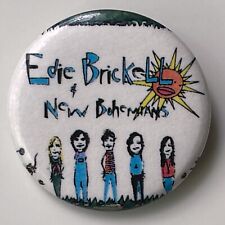 Vintage 1988 EDIE BRICKELL & NEW BOHEMIANS pin badge  1.5