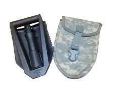 AUTHENTIC USGI ENTRENCHING TOOL SHOVEL [E-TOOL] with FREE ACU DIGITAL CAMO POUCH picture