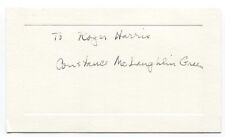 Constance McLaughlin Green Card Autographed Signature Author Pulitzer Prize picture
