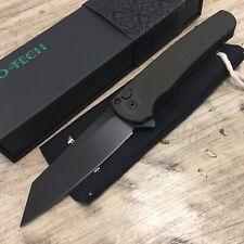 ProTech Malibu 5236-GREEN Dragon Scale Handles Reverse Tanto *Authorized Dealer* picture
