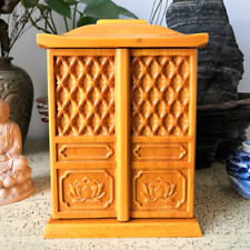 Miniature Solid Wood Buddhist Altar Buddhism Worship Buddhist Altar Decoration picture