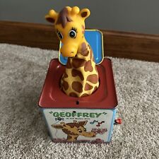 vintage Toys R Us Winking Geoffrey musical Jack in the box 1973 - Made In Mexico picture