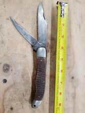 Schrade Walden knife ny usa 225H 2 Blade Knife Vintage picture