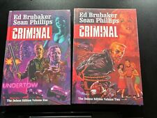 Criminal: The Deluxe Edition Hardcover volume 1-2; Brubaker/Phillips - Sealed picture
