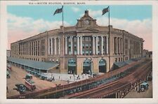 Boston Massachusetts South Station Dewey Square Railway Station Postcard picture