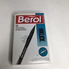 Berol Automatic Pencil Side Klick Black Barrel 1992 - 1 Box of 12 Pencils picture