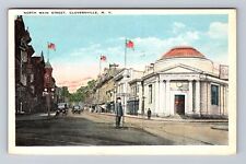 Gloversville NY-New York, Traffic Cop on North Main St, Vintage c1925 Postcard picture