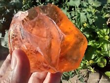 Orange Tiger Heart crystal Andara  monoatomic spiritual reiki crystal 275 Gr picture