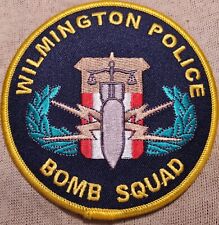 DE Wilmington Delaware Bomb Squad Police Patch picture