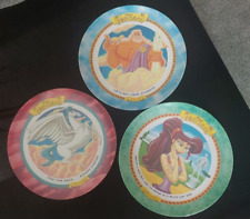 Lot of 3 Vintage 1997 McDonalds Disney HERCULES Movie Plates Pegasus Megara Zeus picture