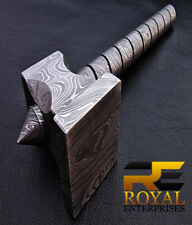 custom handmade Damascus steel viking sledge hammer Thor's viking hammer. picture