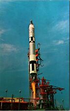 Cape Canaveral Florida Postcard NASA Titan Rocket Space 1950's RO picture