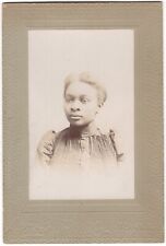 CIRCA 1890s CABINET CARD DAVIS AFRICAN AMERICAN WOMEN IN DRESS DEPOSIT NEW YORK picture
