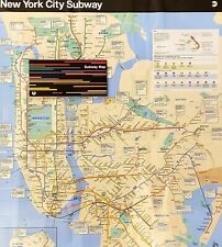 Official New York City CURRENT EDITION MTA NYC Subway & LIRR Train Map 23