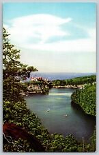 Mohonk Lake, New York - View of Lake Mohonk Mountain House - Vintage Postcard picture